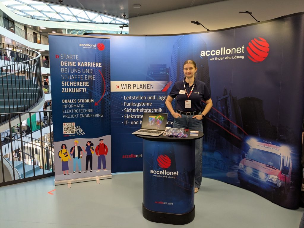 Studieninfotage Stuttgart mit Sophie an unserem Stand